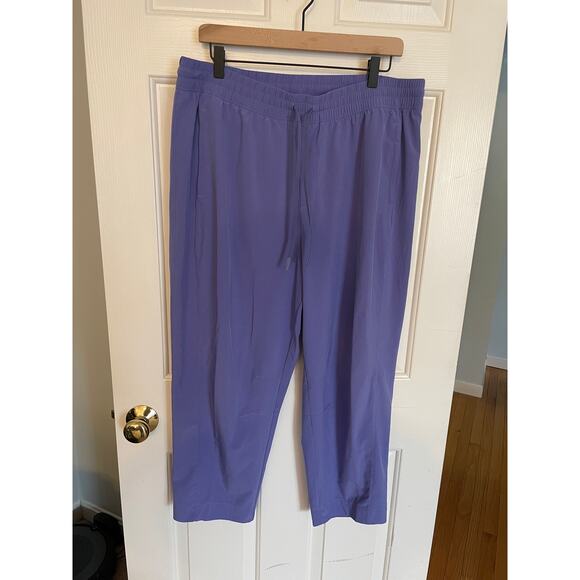 Athleta Womens Size 16 Pants Straight Leg Ankle Adonis PurpleBlue 586940 Pockets - Picture 1 of 15